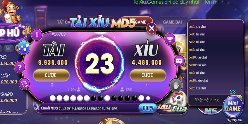 Các phiên bản đa dạng của game tài xỉu khi chơi tại 123Win