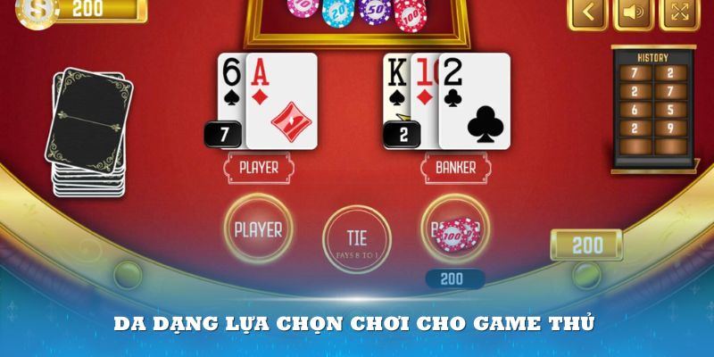 Đa dạng lựa chọn chơi cho game thủ